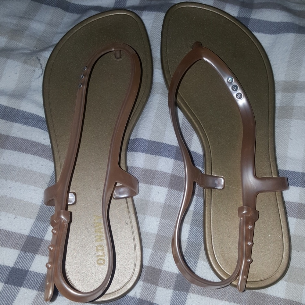 Rose gold sandles